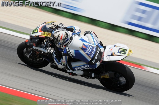 2010-06-26 Misano 4450 Carro - Superbike - Free Practice - Sylvain Giuntoli - Suzuki GSX-R 1000